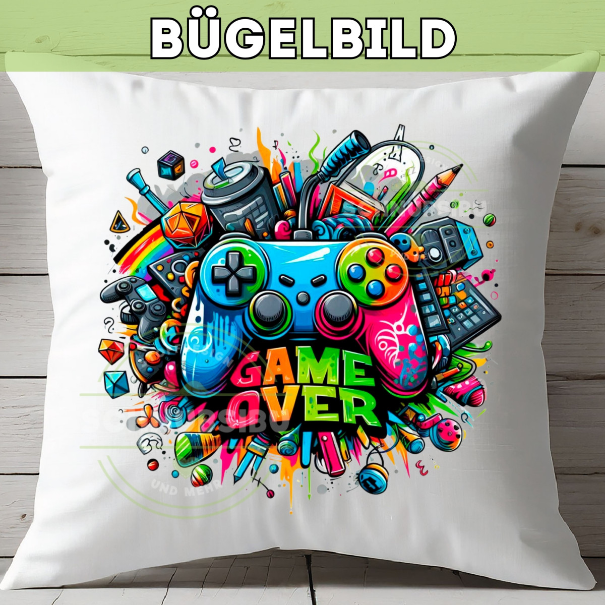Bügelbild Gaming